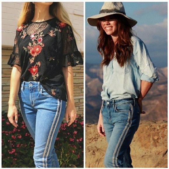 Anthropologie | Pilcro And The Letterpress Stripe Jeans Size 28 - Picture 13 of 13